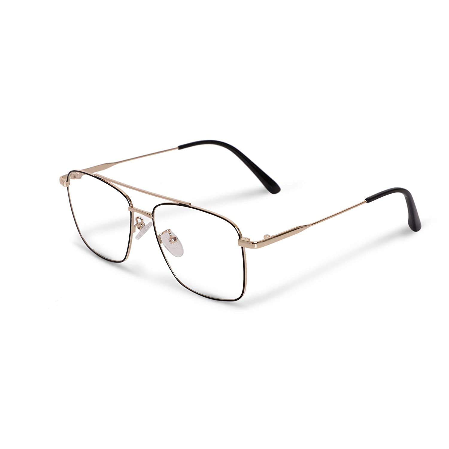 Optify® Black Gold Premium Blue Cut Power Navigator Spectacles with ...