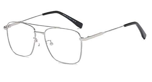 Zero Power Spectacles Optifyยฎ Silver Premium Blue Cut Zero Power Navigator Spectacles with ...