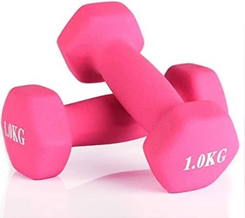 Fitfix Vinyl Dumbell Hex Shaped