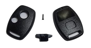 Key Shell 2 Button Key Shell Without Blade Compatible for: Honda I-VTEC Amaze BRIO BRV City Civic CRV Jazz etc Black