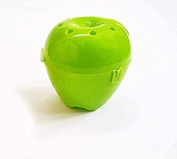 Apple Case 1 Containers Lunch Box (200 ml) for Kids School Boys and Girl - Plastic (Multi-Color) (1 Apple)