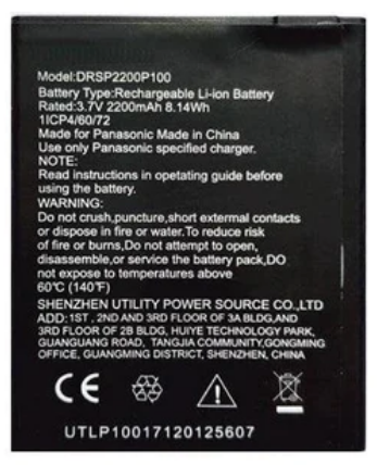 Flymaster Battery for Panasonic P100 m4g2GBm5g DRSP2200P100