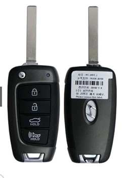 Car Key Replacement Key Shell for Hyundai Verna 2018 Remote Key Fob