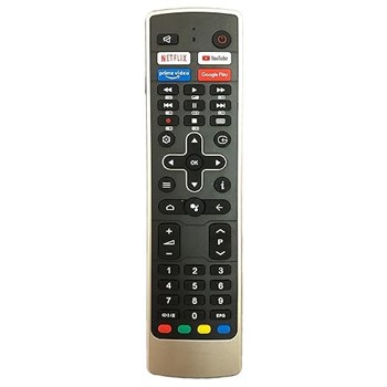 Television Remote Compatible for VU LED LCD HD Tv Remote Control with Netflix & Prime Vedio Function