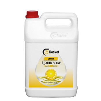 ERosket Liquid Handwash - Lime  5 Liter | Kills 99.9% Germs | Gentle on Skin | Instant Moisturizing Formula | Enriched with Fresh Fragrance | Deep Cleansing & Hydration | Soft & Supple Hands.