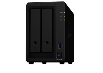 Synology DiskStation DS723+ 2 Bay - 2 GB DDR4 Network Attached Storage Drive (Black)
