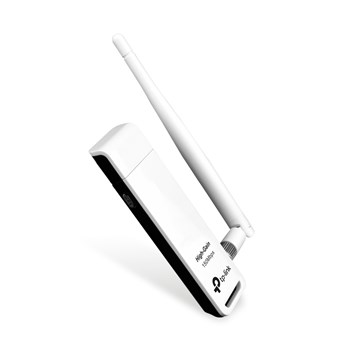 TP-Link TL-WN722N 150Mbps Wireless USB Adapter for Windows and Mac Laptops Only (Black/White)