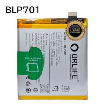 Orlife BLP701 Mobile Battery for Oppo A5s - Realme X - Reno 5G / Reno 59  ( 1 Year Replacement  Warranty )