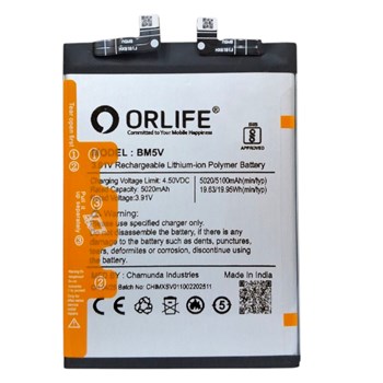 Orlife BM5V Battery for Redmi Note 13 Pro 5G/Poco X6 5G 5100mAh