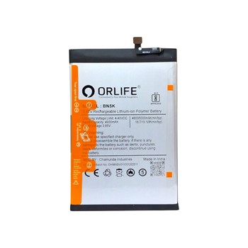 Orlife Original BN5K Mobile Battery for Xiaomi Redmi 12C 6 Month Replacement Warranty