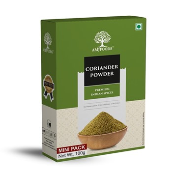 AMJFOODS Coriander Powder (100 Gm)