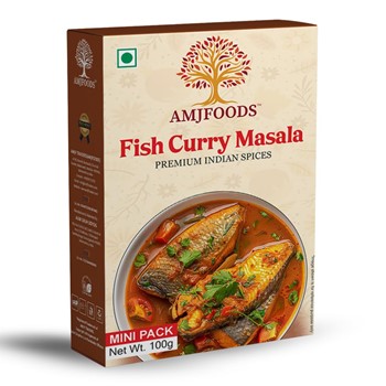 AMJFOODS Fish Curry Masala (100 Gm)