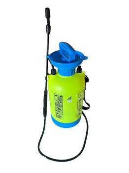 Shori 5 L Pressure Sprayer With Built In Measuring Scale Pressure Release Valve Adjustable Nozzle For Mist And Continuous Spray For Gardening And Pest Control Orange Hand Powered