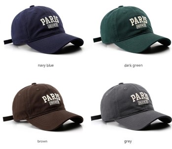 M/s PIPAL Classic Baseball Cap New York Embroidery 100% Cotton Adjustable Dad Hat Men and Women (dark blue)