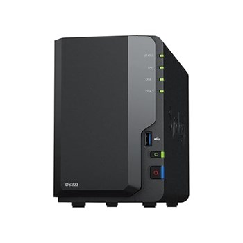 Synology DiskStation DS223 Network Attached Storage Drive (NAS) (Black)