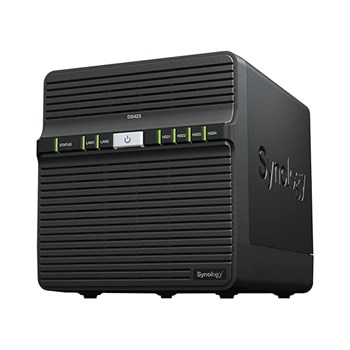 Synology DiskStation DS423 4 Bay - 2 GB DDR4 Network Attached Storage Drive (NAS) (Black)