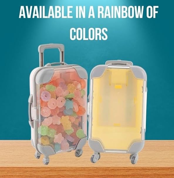 RF REDFOXX Mini Eyelash Luggage Case-Pink Mini Trolley Suitcase